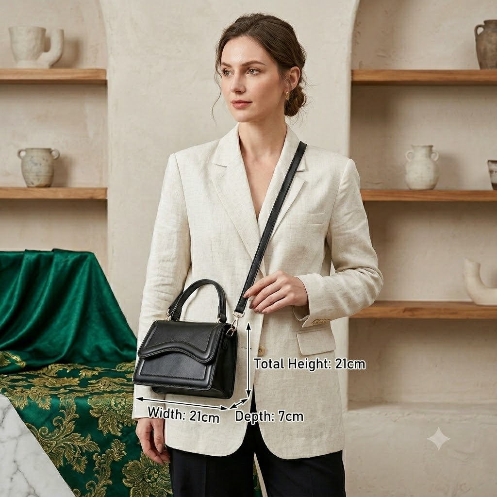 sac à bandoulière de couleur unie, petit fourre-tout pour femmes