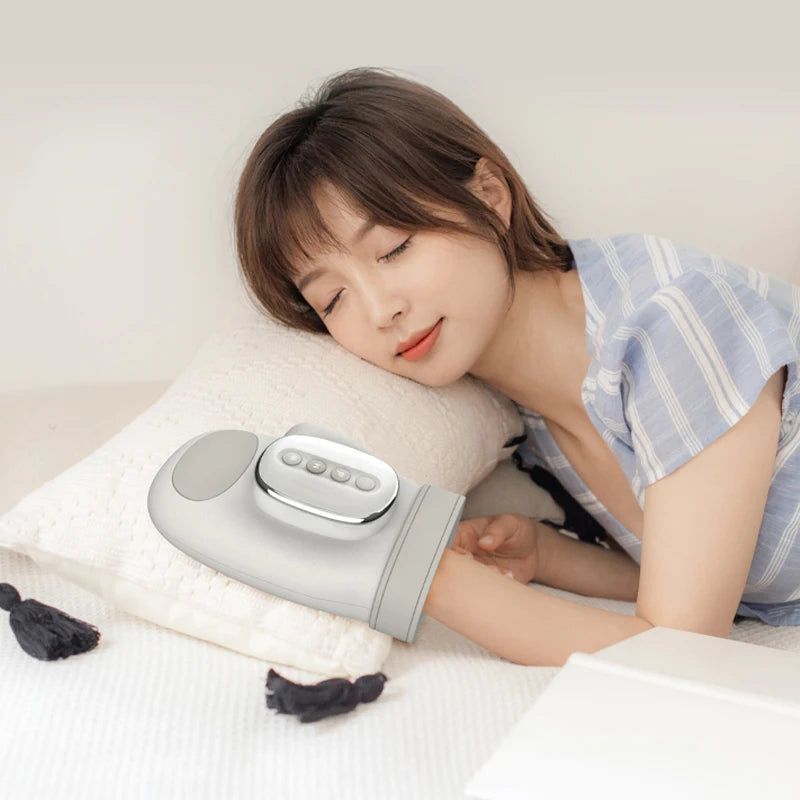 Masseur de mains avec Airbag, Compression des doigts, poignet, paume, Machine de Massage, gant vibrant pour la relaxation musculaire des mains, cadeau pour hommes et femmes