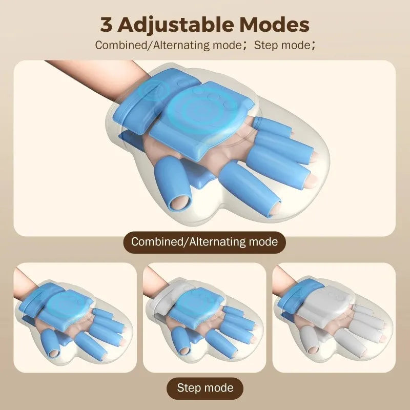 Masseur de mains avec Airbag, Compression des doigts, poignet, paume, Machine de Massage, gant vibrant pour la relaxation musculaire des mains, cadeau pour hommes et femmes